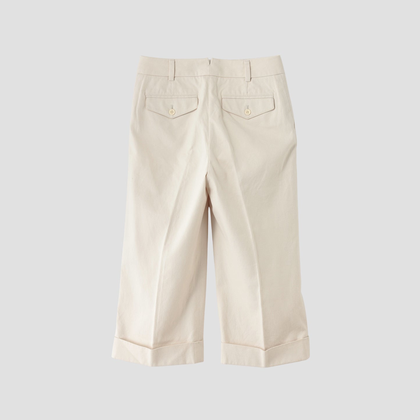 COTTON TWILL TROUSERS