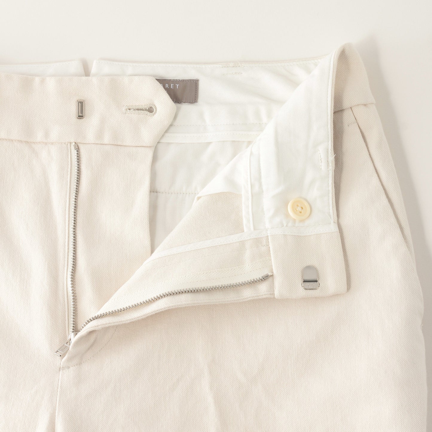 COTTON TWILL TROUSERS