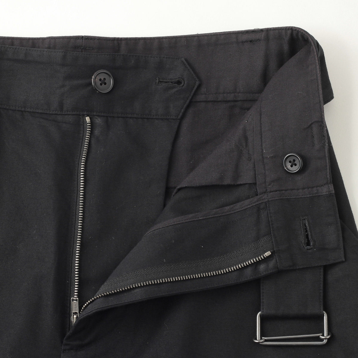 LIGHT COTTON LINEN TWILL TROUSERS