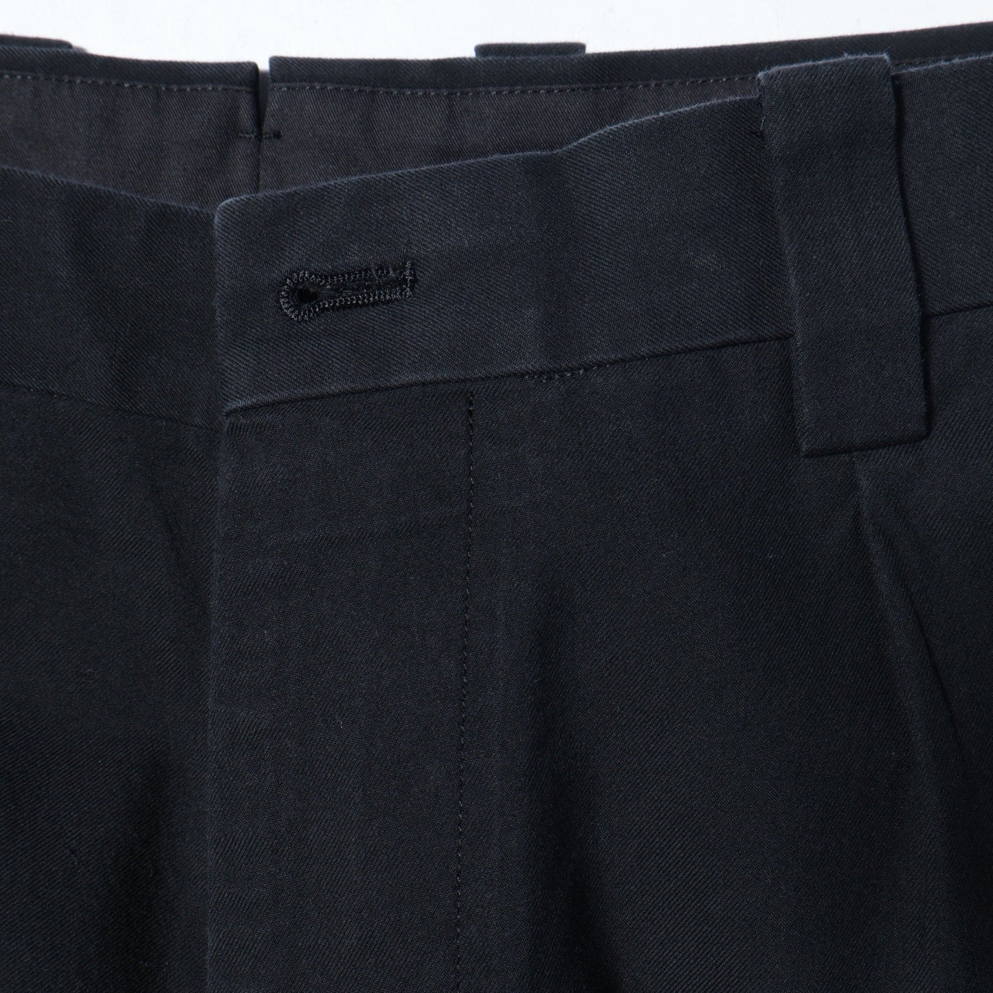 COTTON SILK LIGHT TWILL TROUSERS
