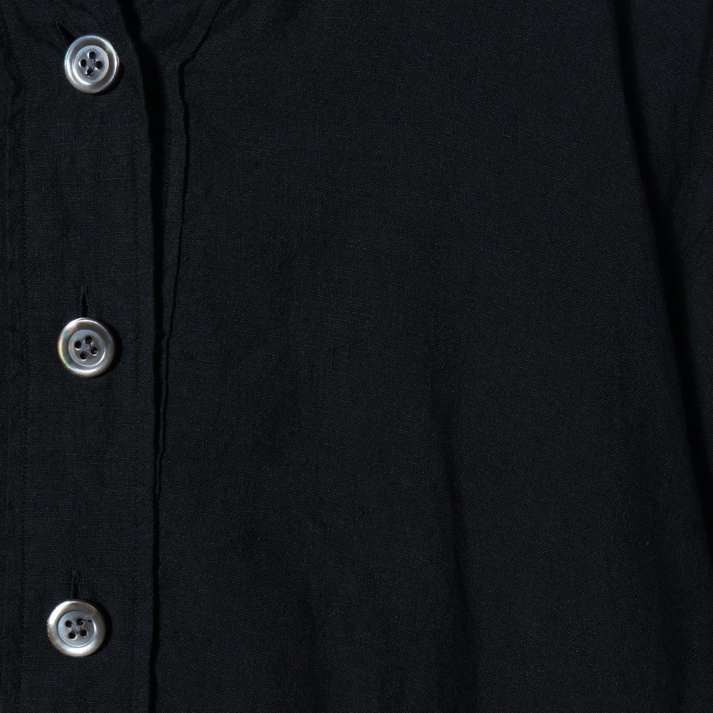 BLACK LINEN SHIRT