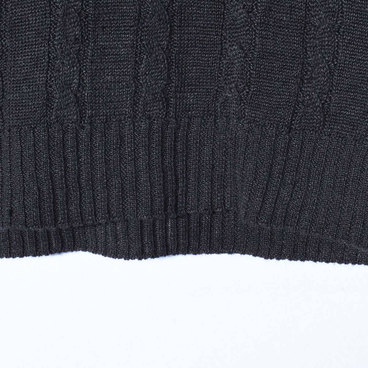LINEN CABLE VEST KNIT