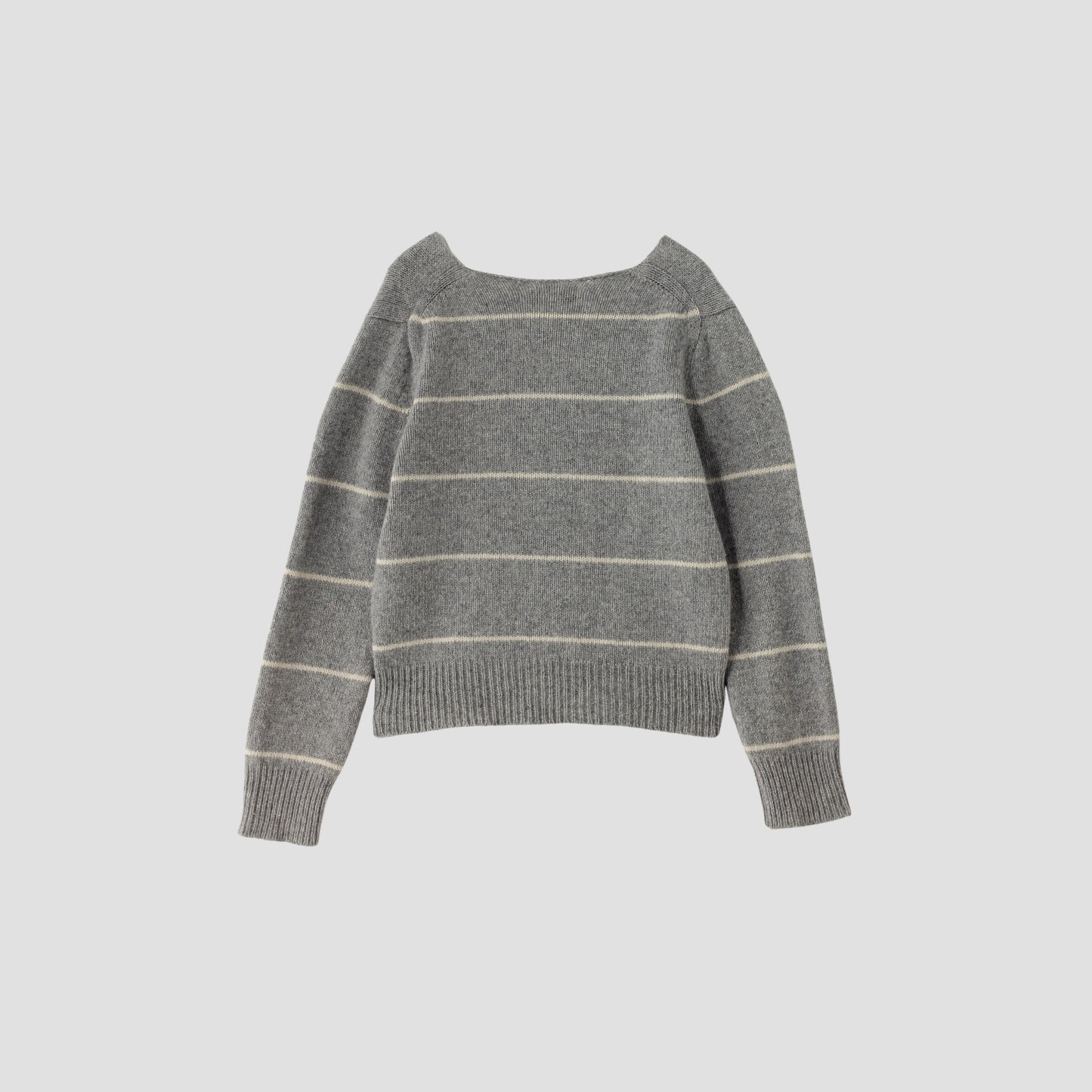 STRIPE WOOL JUMPER KNIT