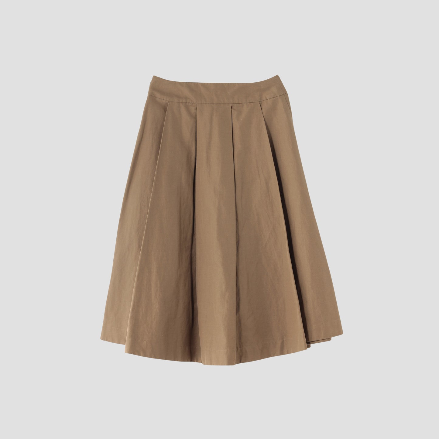 COTTON LINEN DRILL SKIRT