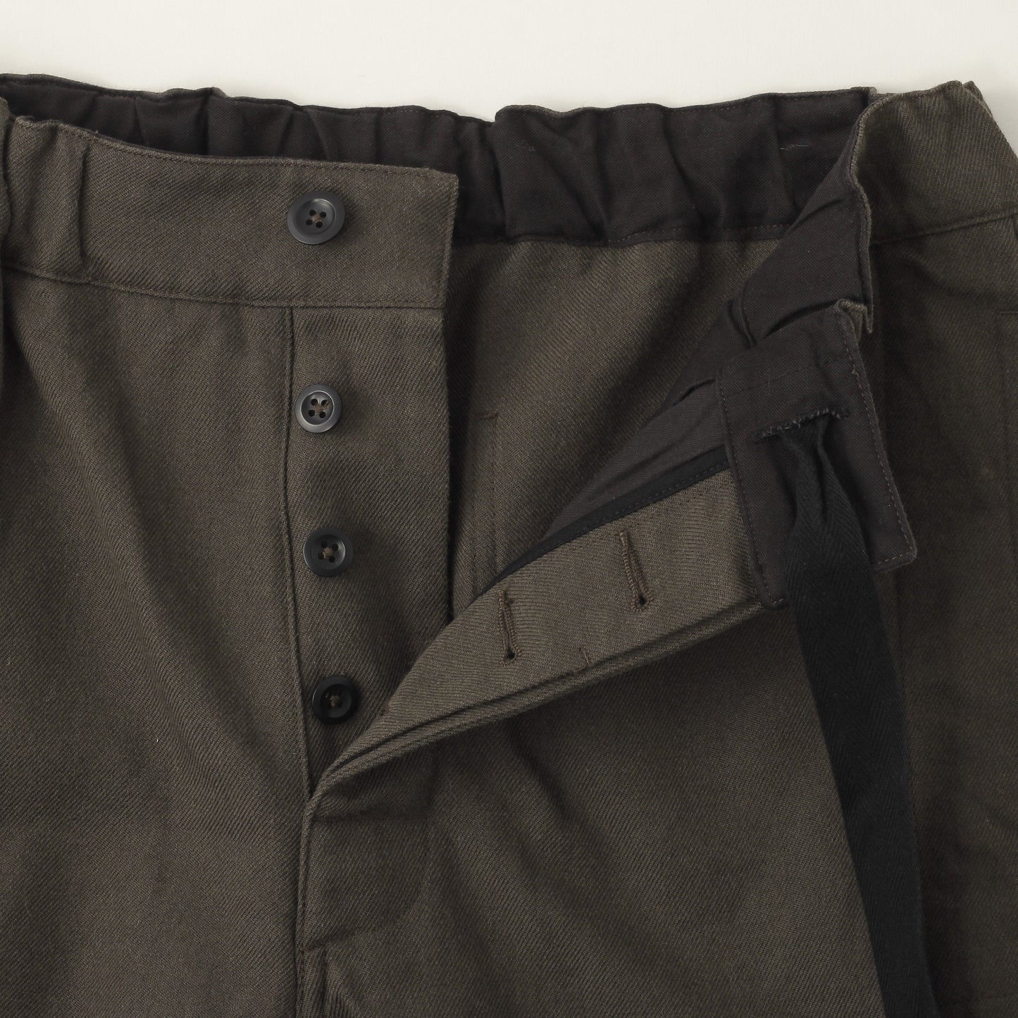 WOOL COTTON DRILL TROUSERS