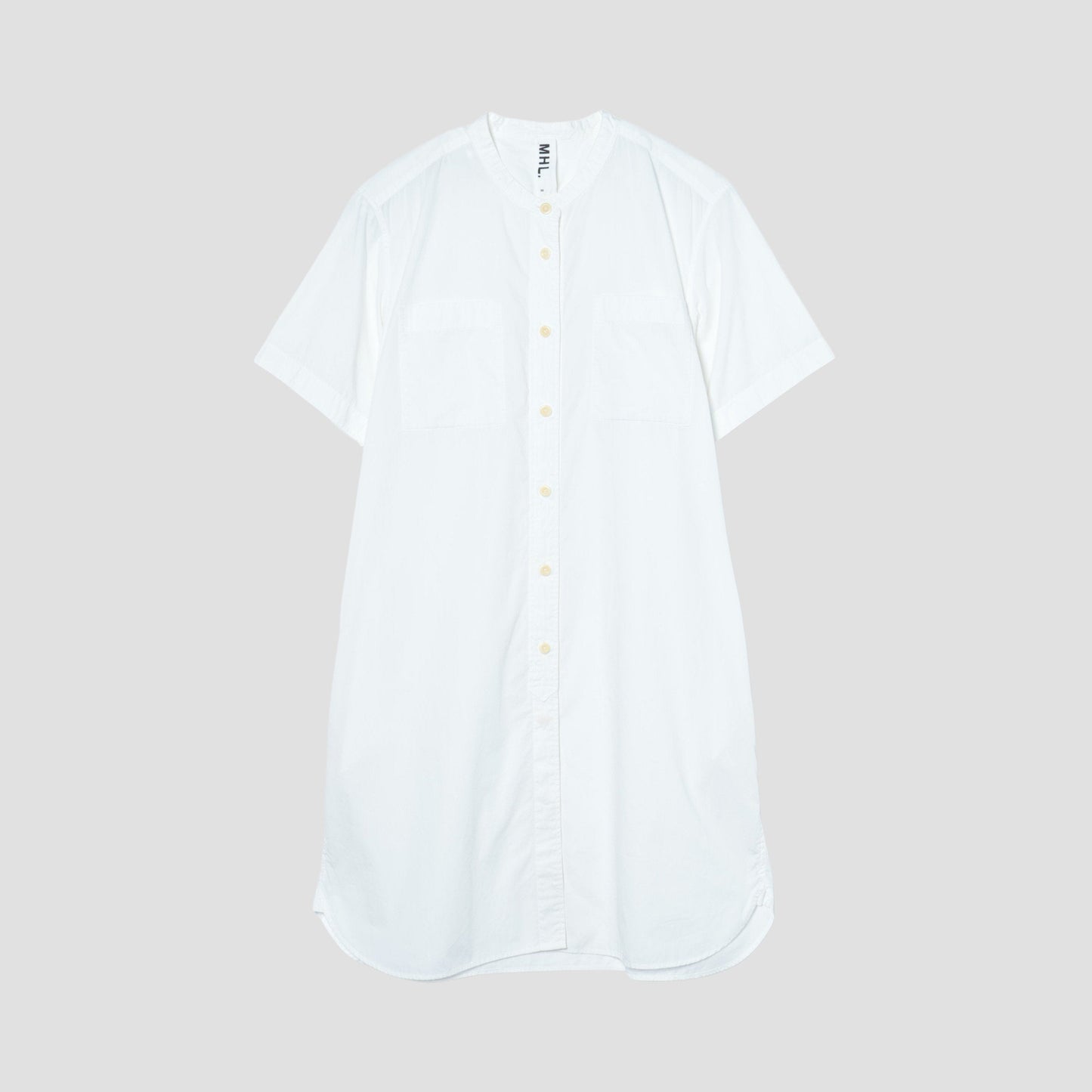 GARMENT DYE BASIC POPLIN DRESS