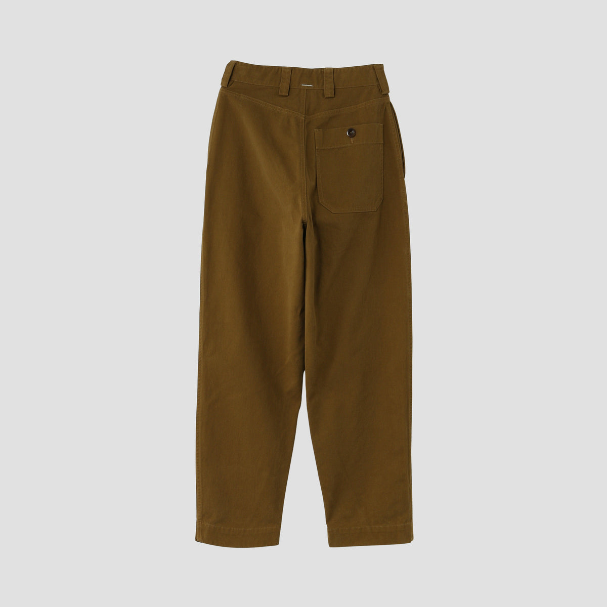 BASIC BRUSHED COTTON CHINO TROUSERS