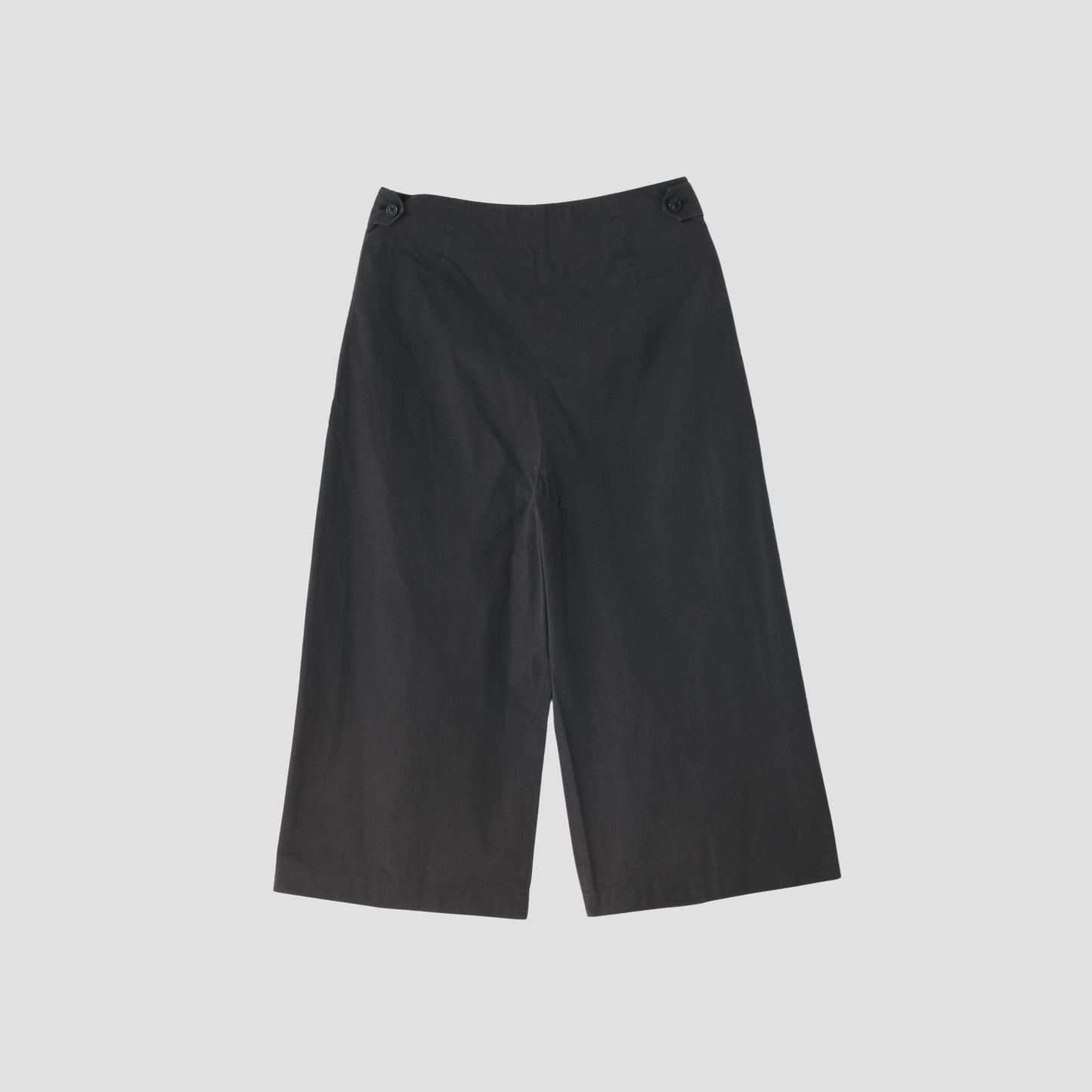 WASHED YARN DYE POPLIN TROUSERS