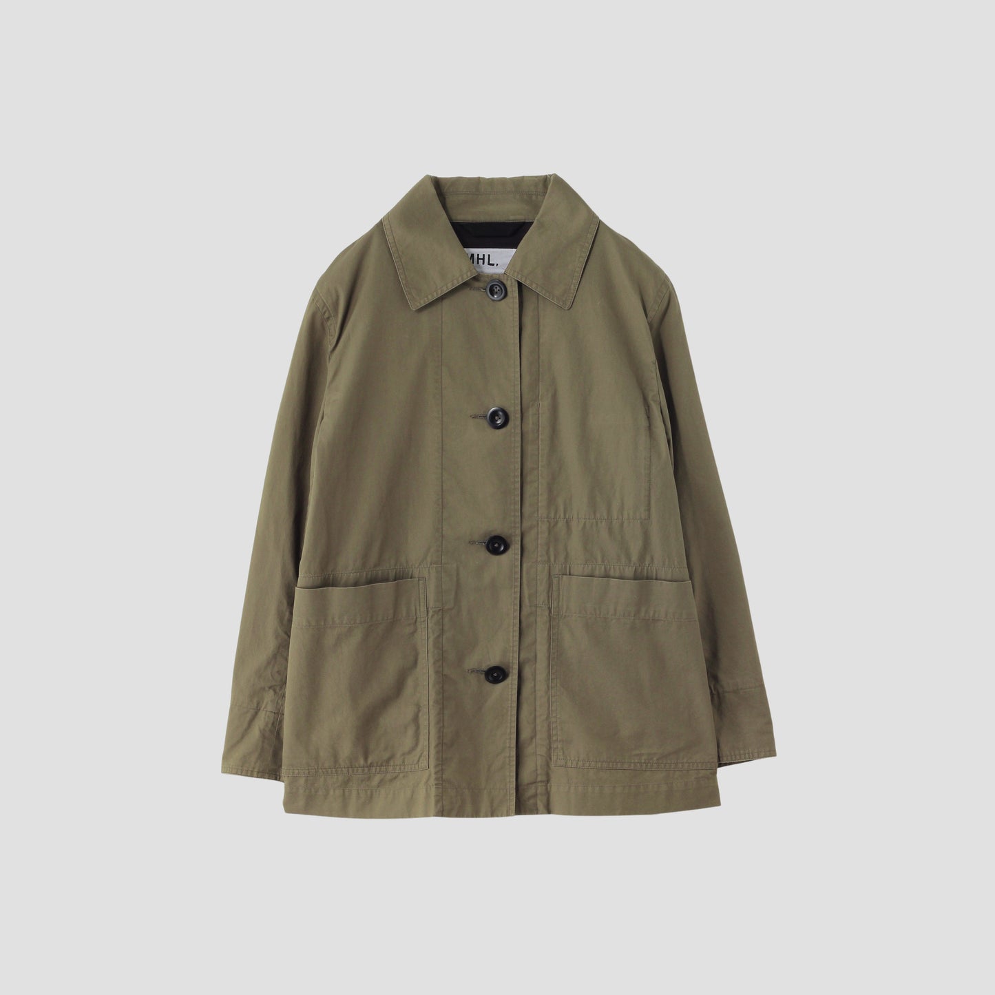 WASHED COTTON LINEN COAT