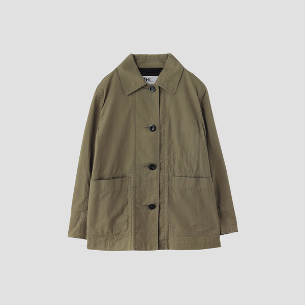 WASHED COTTON LINEN COAT