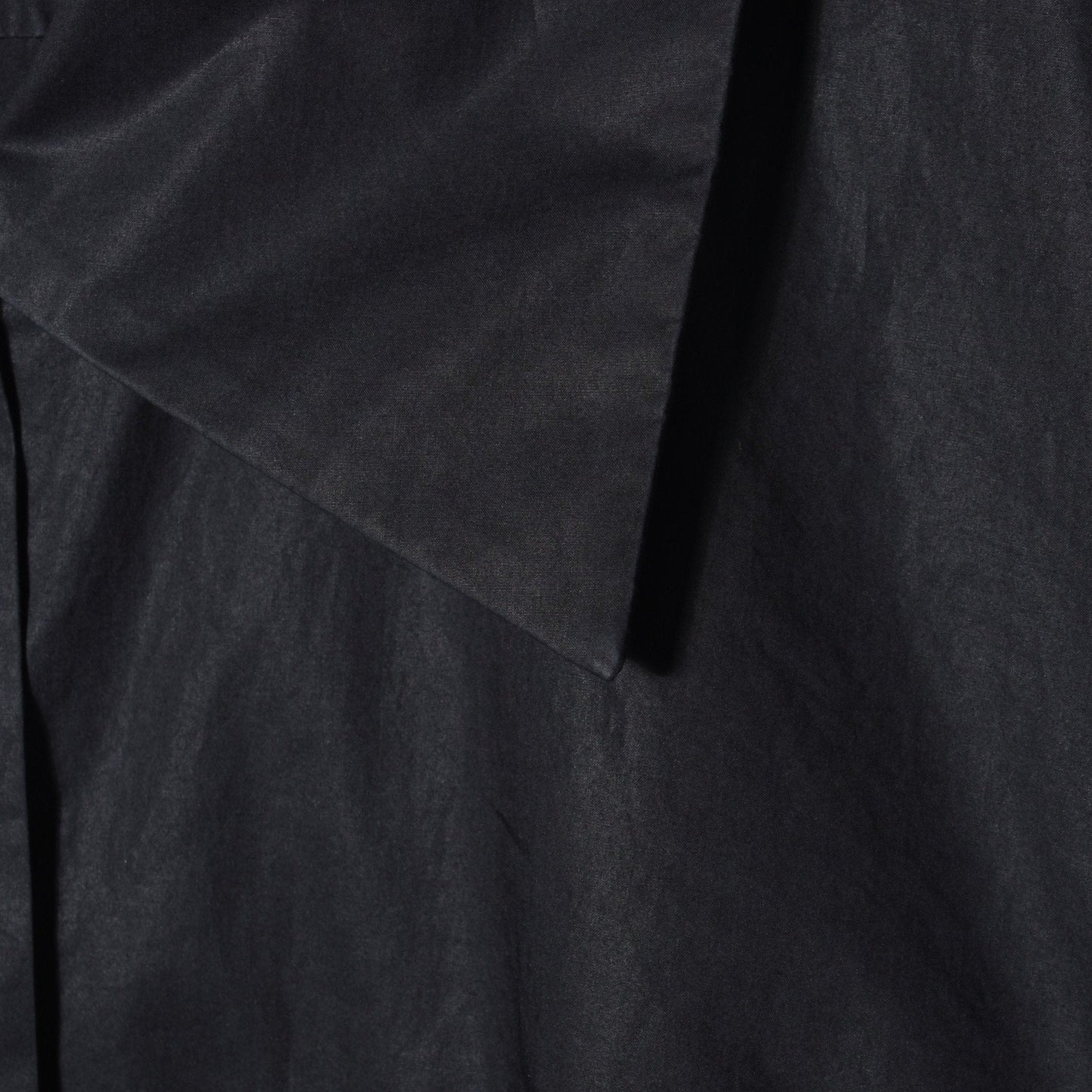 BLACK CHINTZ COTTON SHIRT