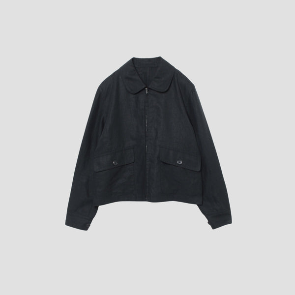 DENSE LINEN POPLIN BLOUSON