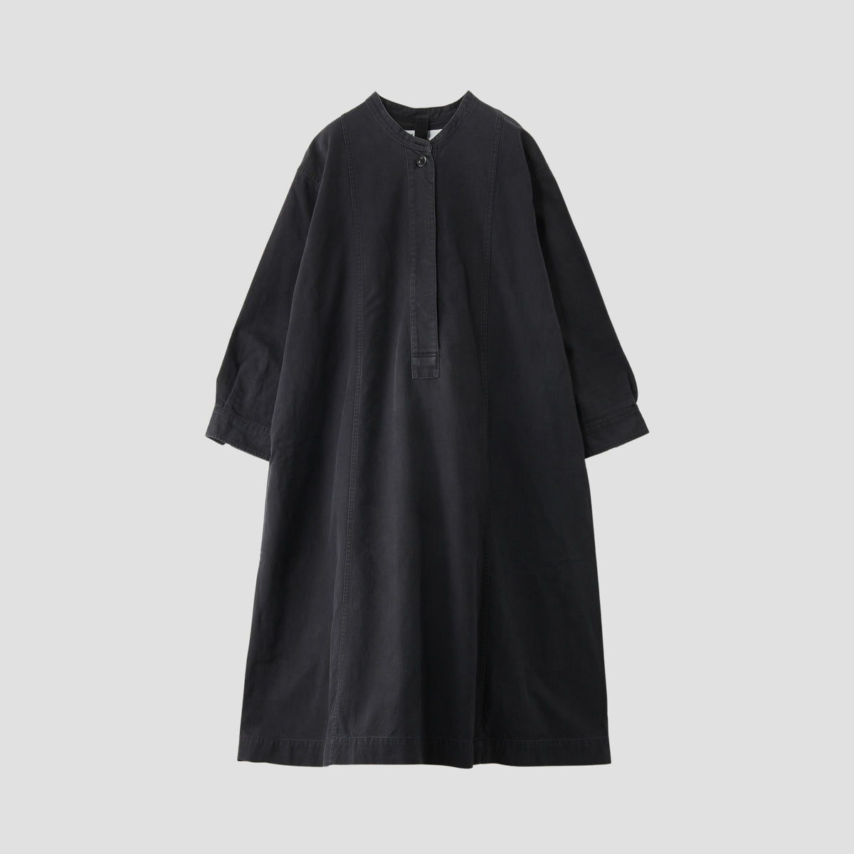 WORN COTTON WOOL TWILL DRESS
