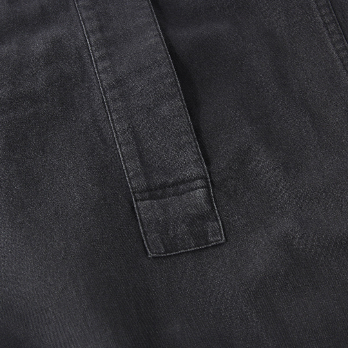 WORN COTTON WOOL TWILL DRESS