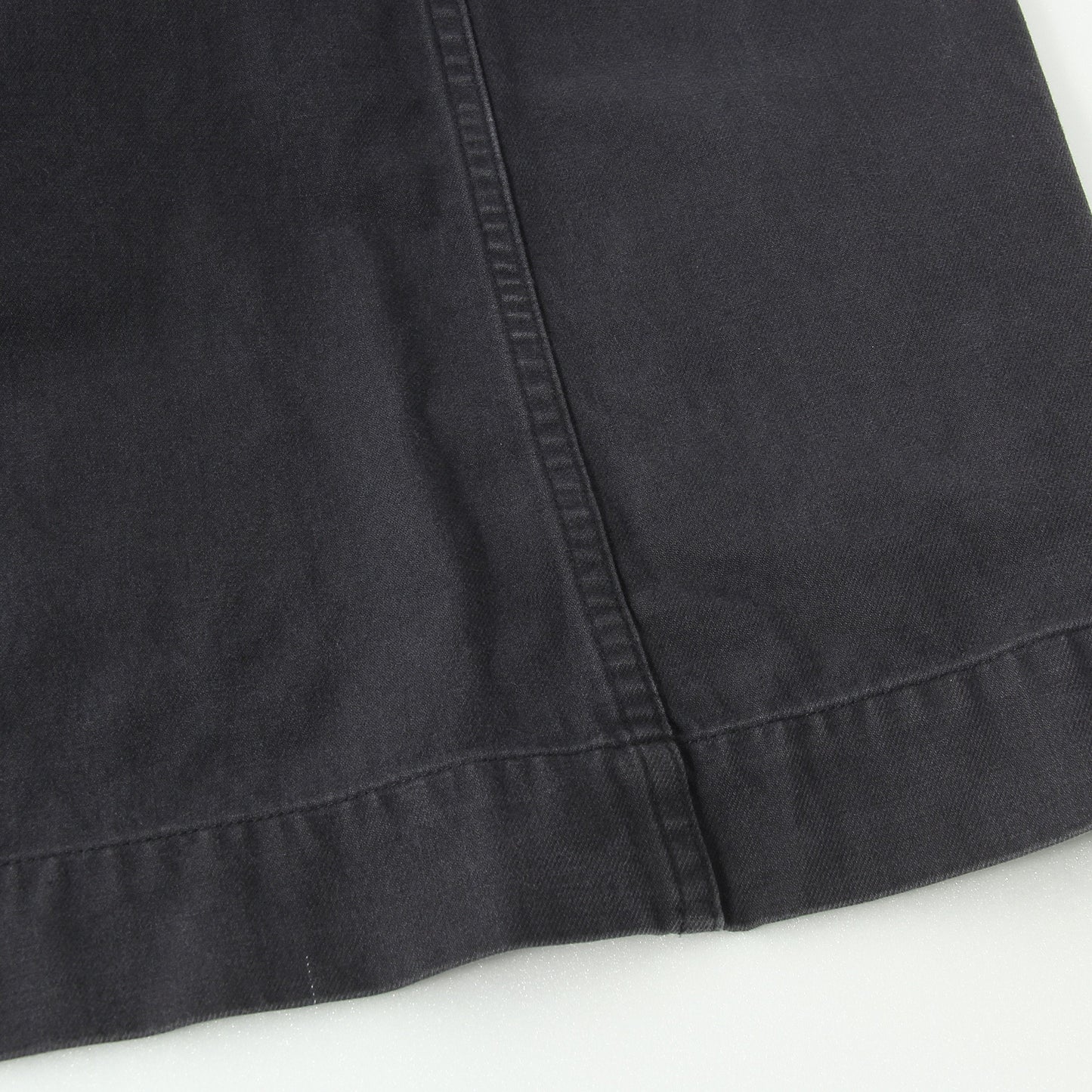 WORN COTTON WOOL TWILL DRESS