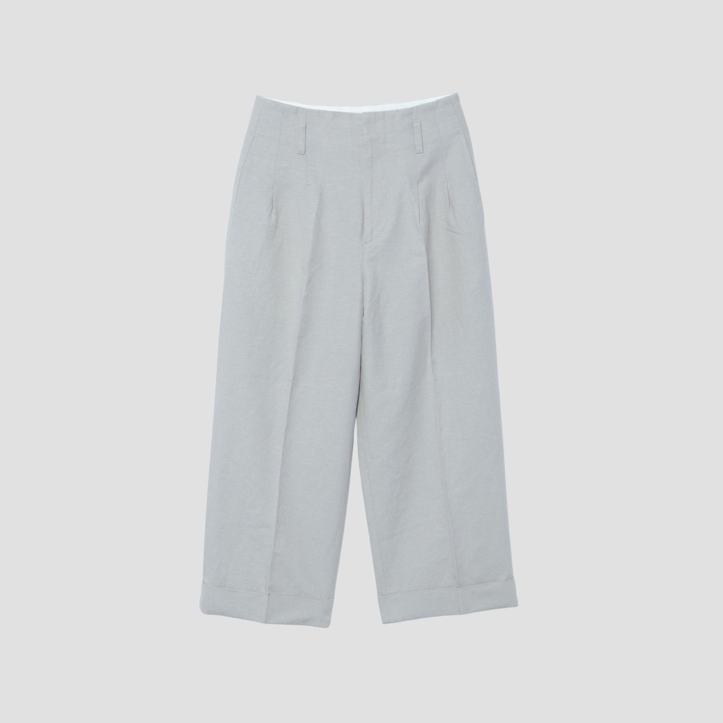 COTTON LINEN TROUSERS