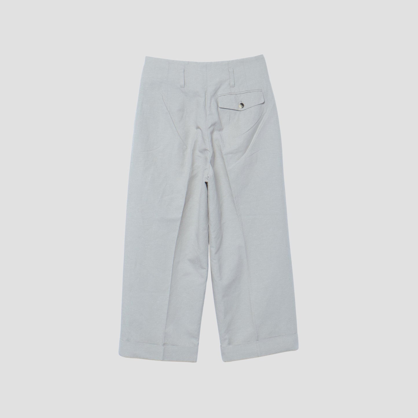 COTTON LINEN TROUSERS