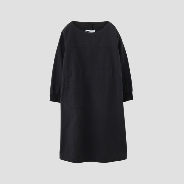 FADED COTTON TWILL DRESS