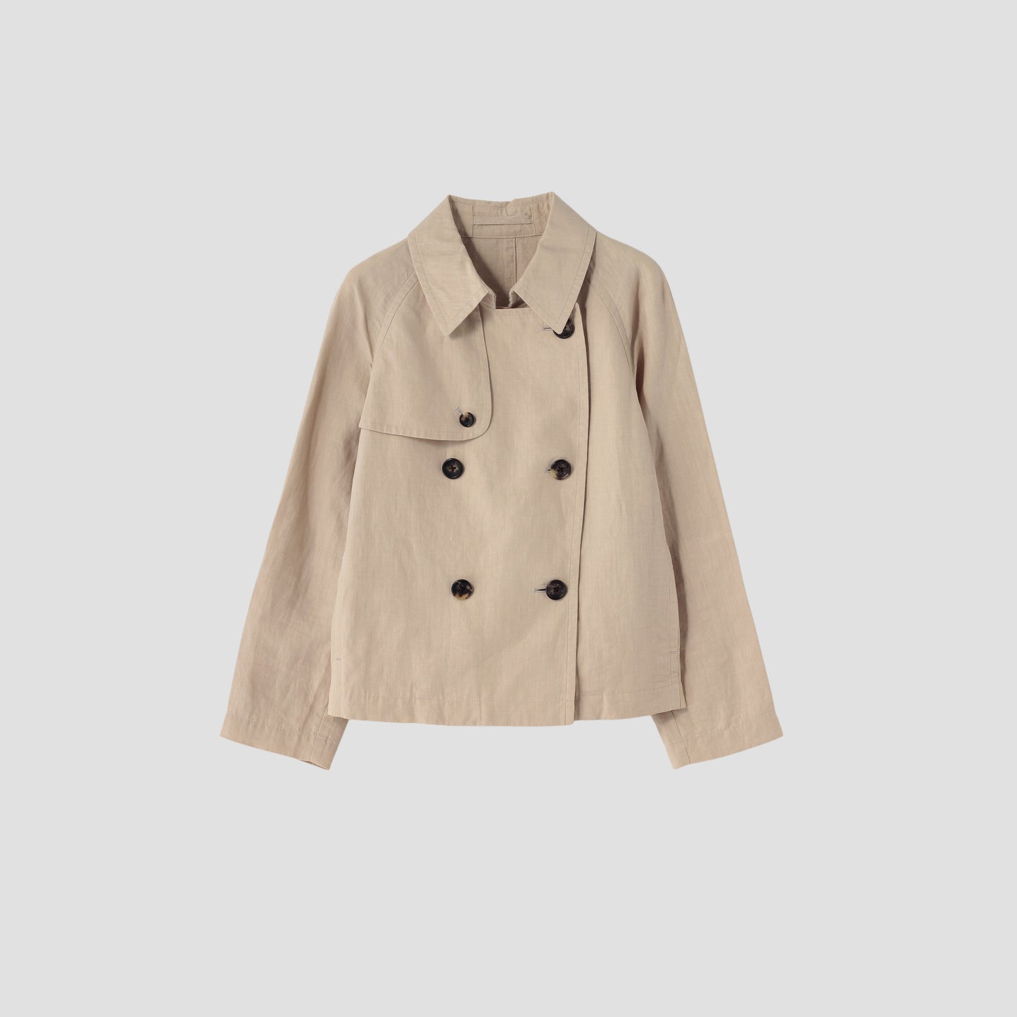 HIGH DENSE LINEN COAT