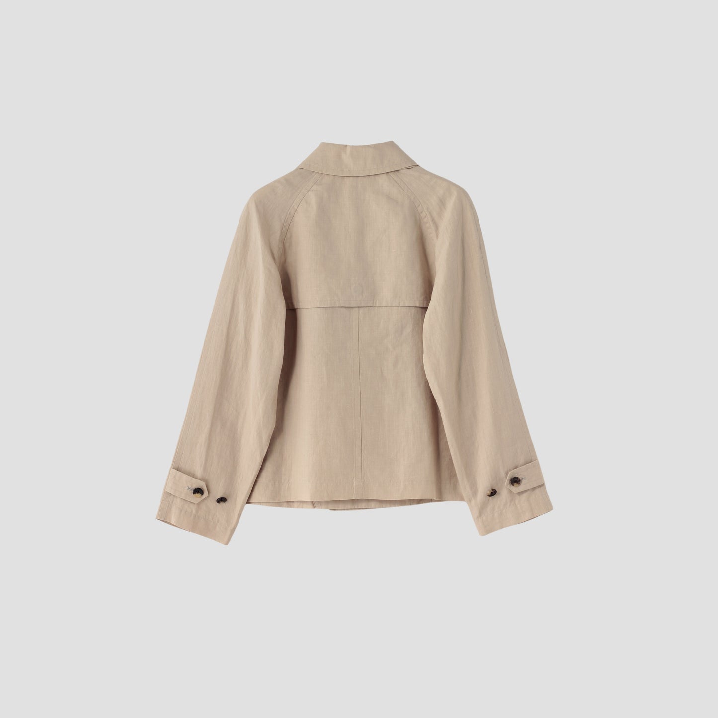HIGH DENSE LINEN COAT