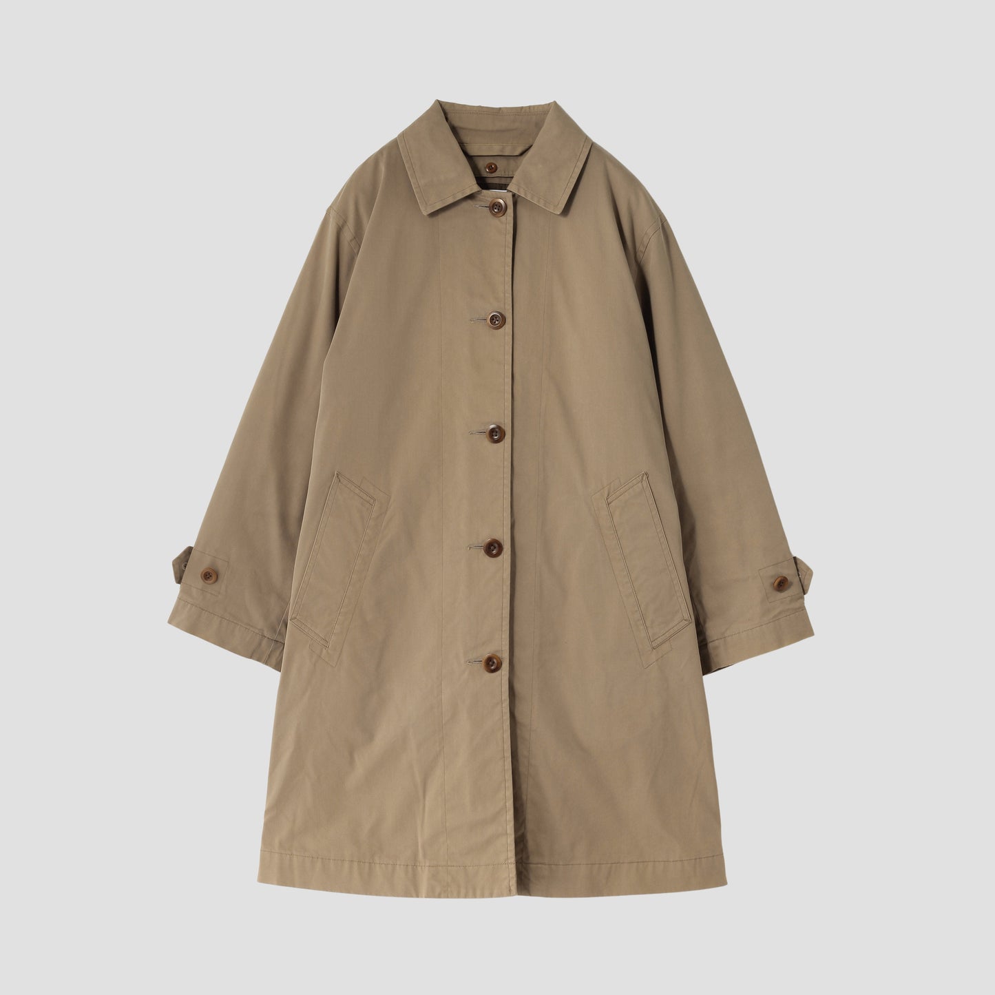 COTTON NYLON CANVAS COAT
