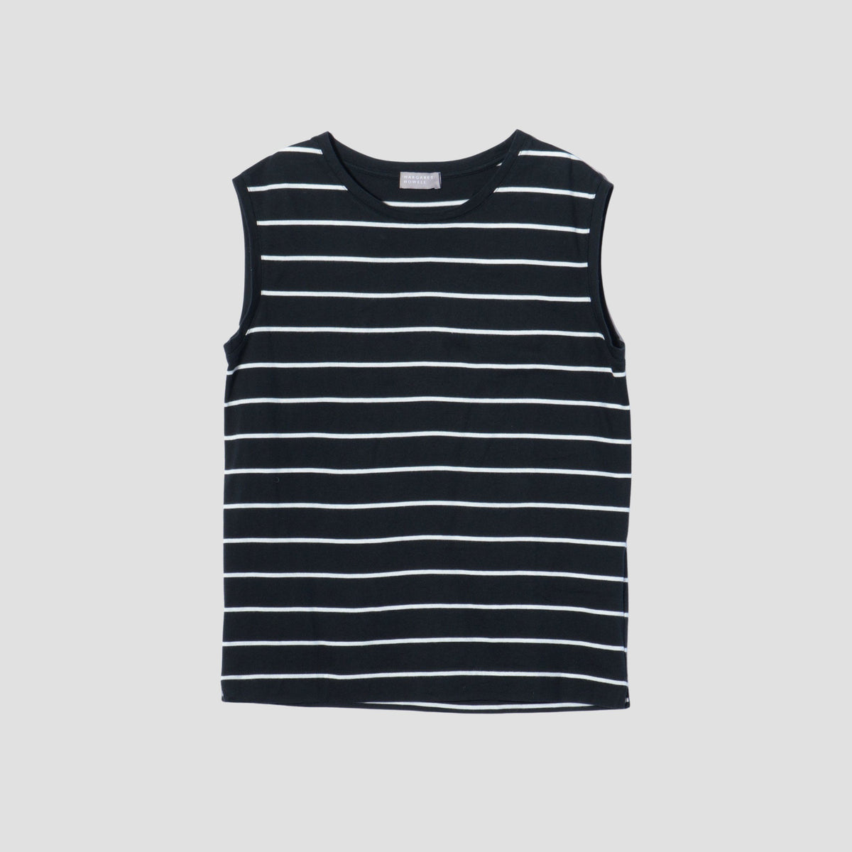 COTTON LINEN STRIPE JERSEY