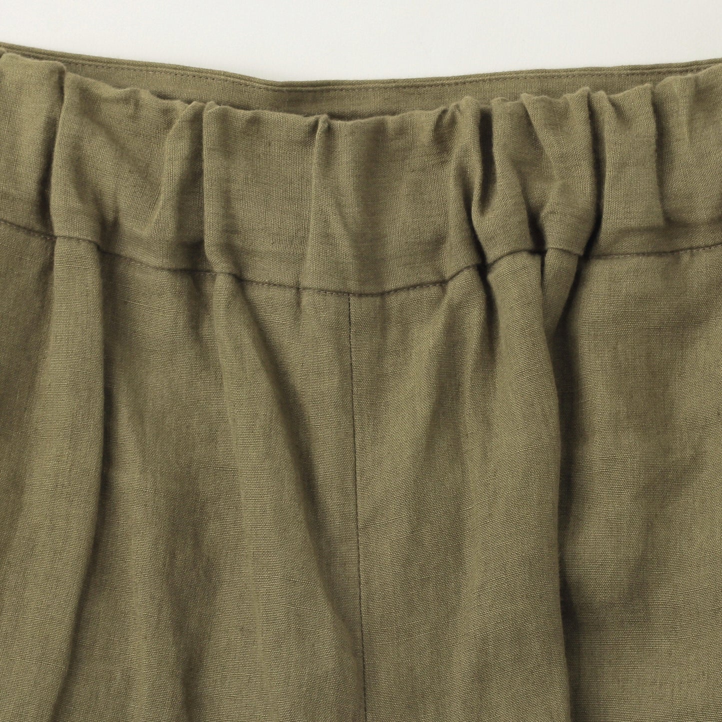 COATED LINEN PLAINWEAVE TROUSERS