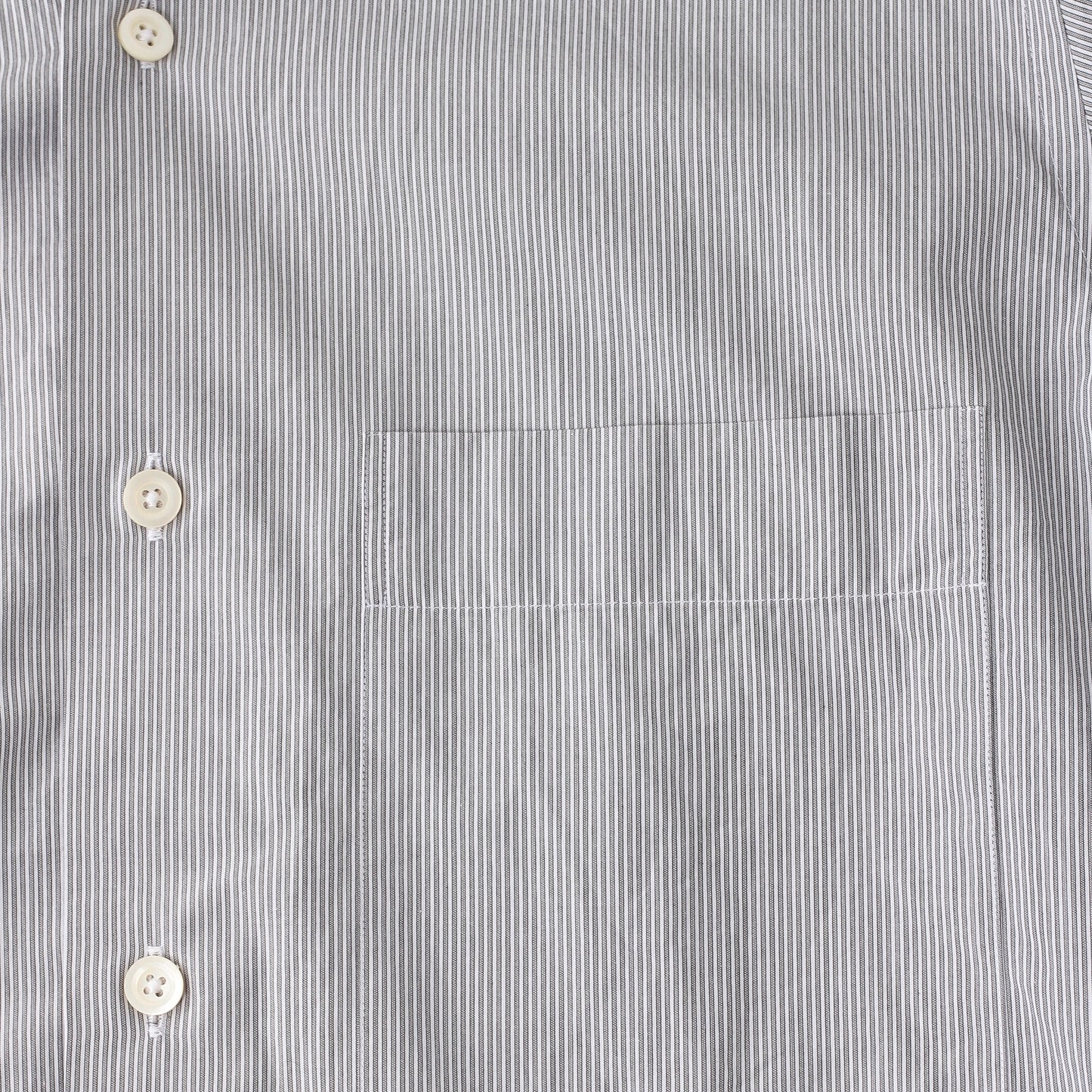 FINE TWIN STRIPE COTTON SHIRT