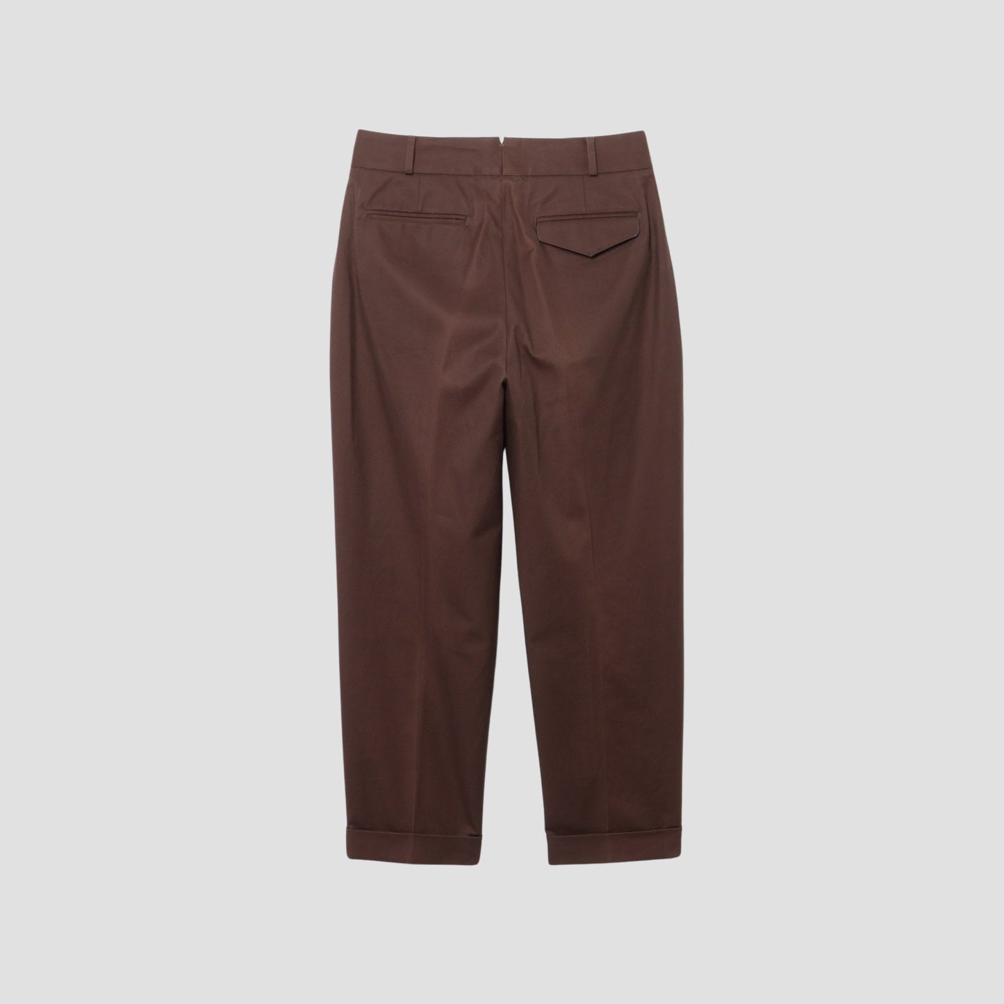 BRUSHED TWILL TROUSERS