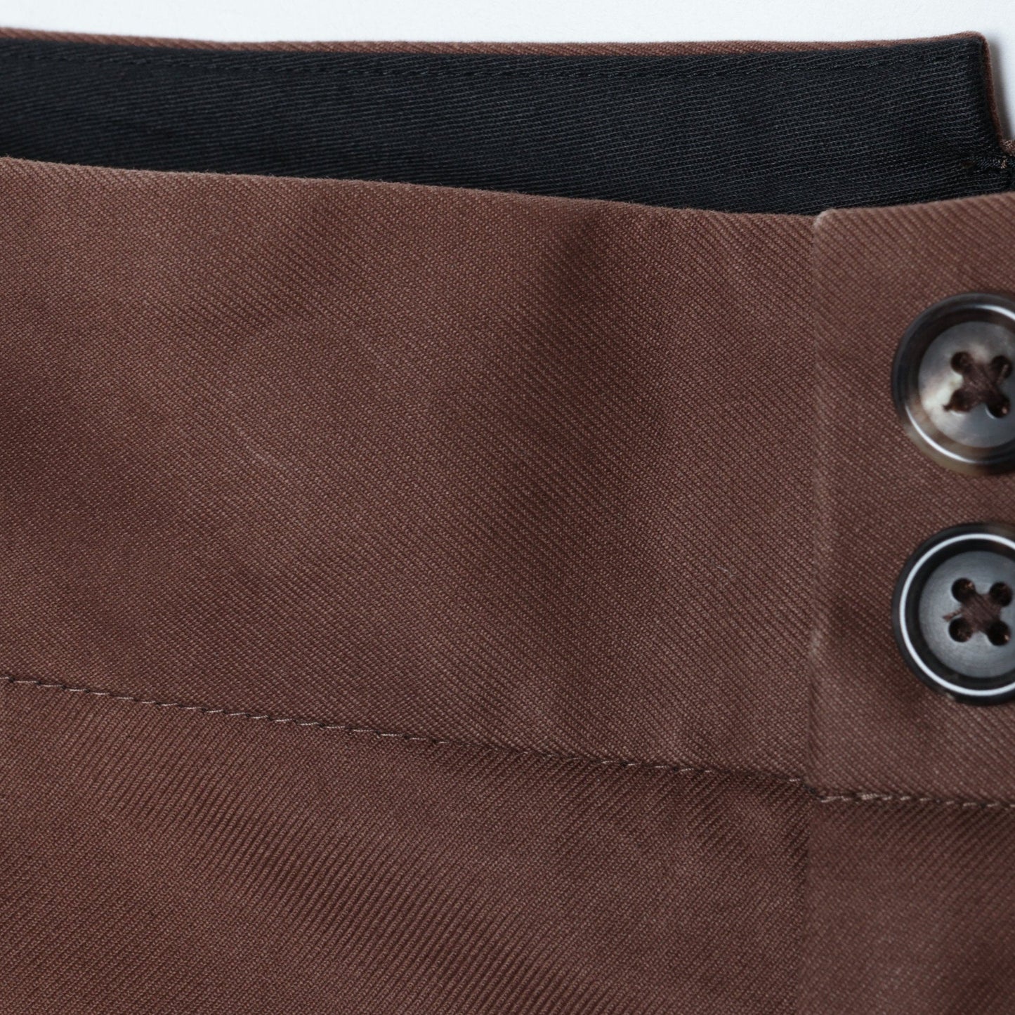 BRUSHED TWILL TROUSERS