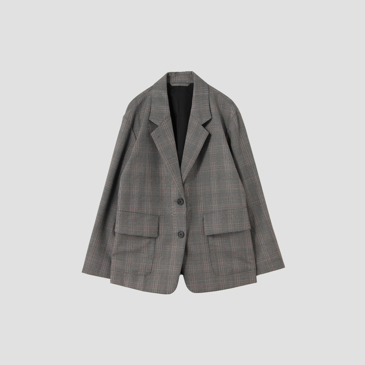 OVERCHECK WOOL JACKET