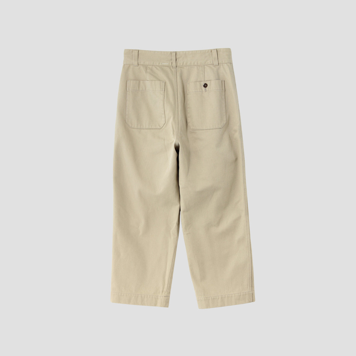 BRUSHED BACK COTTON TWILL TROUSERS