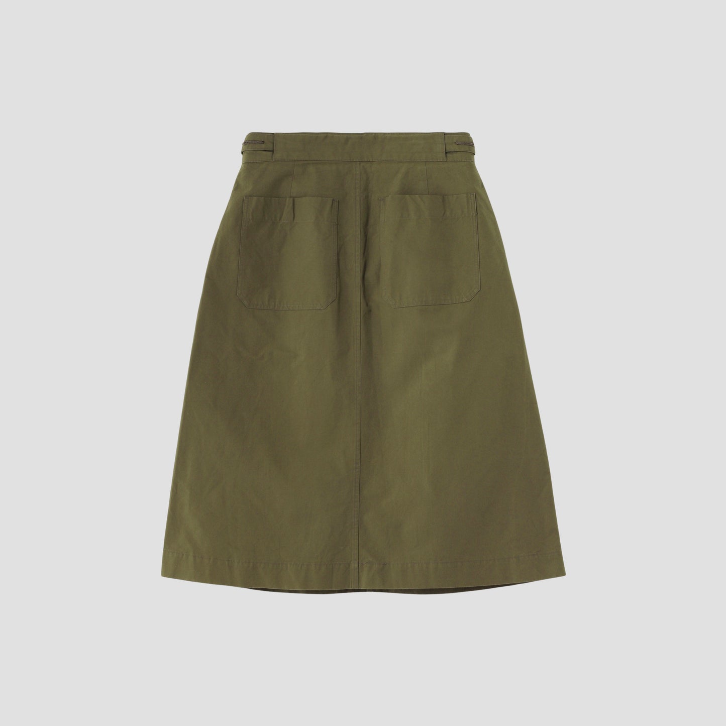 DENSE COTTON POPLIN SKIRT