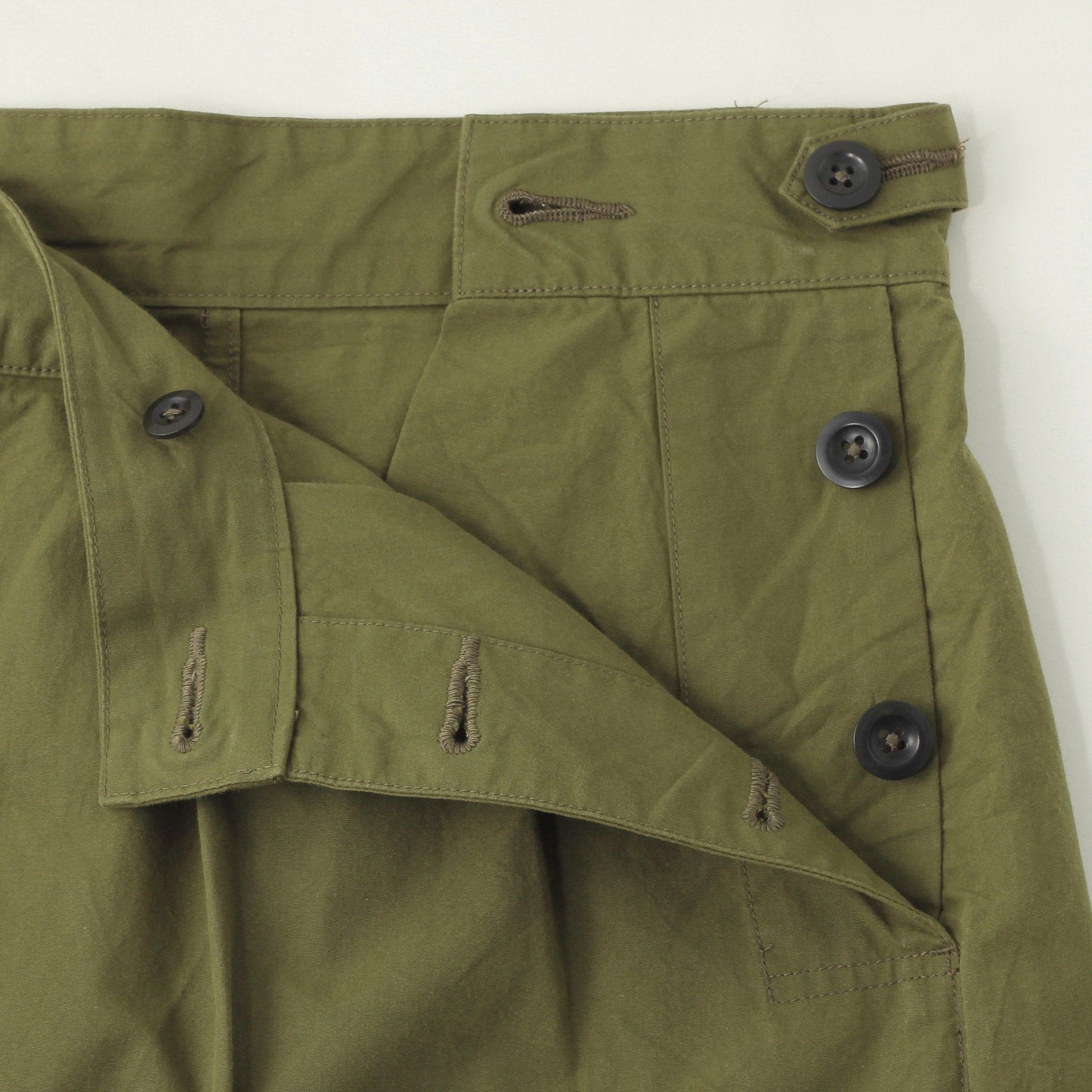 DENSE COTTON POPLIN SKIRT