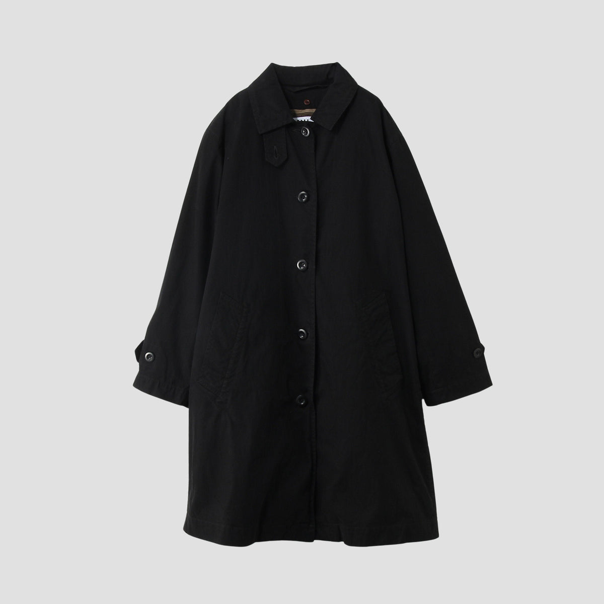COTTON NYLON CANVAS COAT