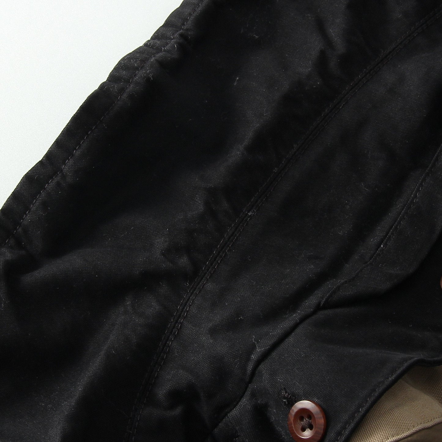 COTTON NYLON CANVAS COAT