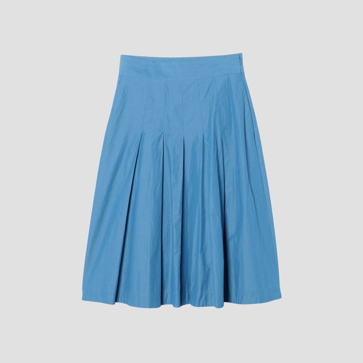 FINE COTTON CHAMBRAY SKIRT