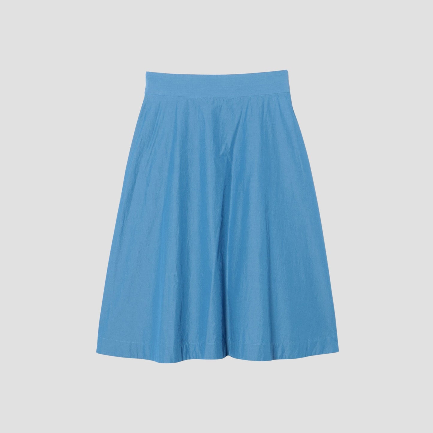FINE COTTON CHAMBRAY SKIRT
