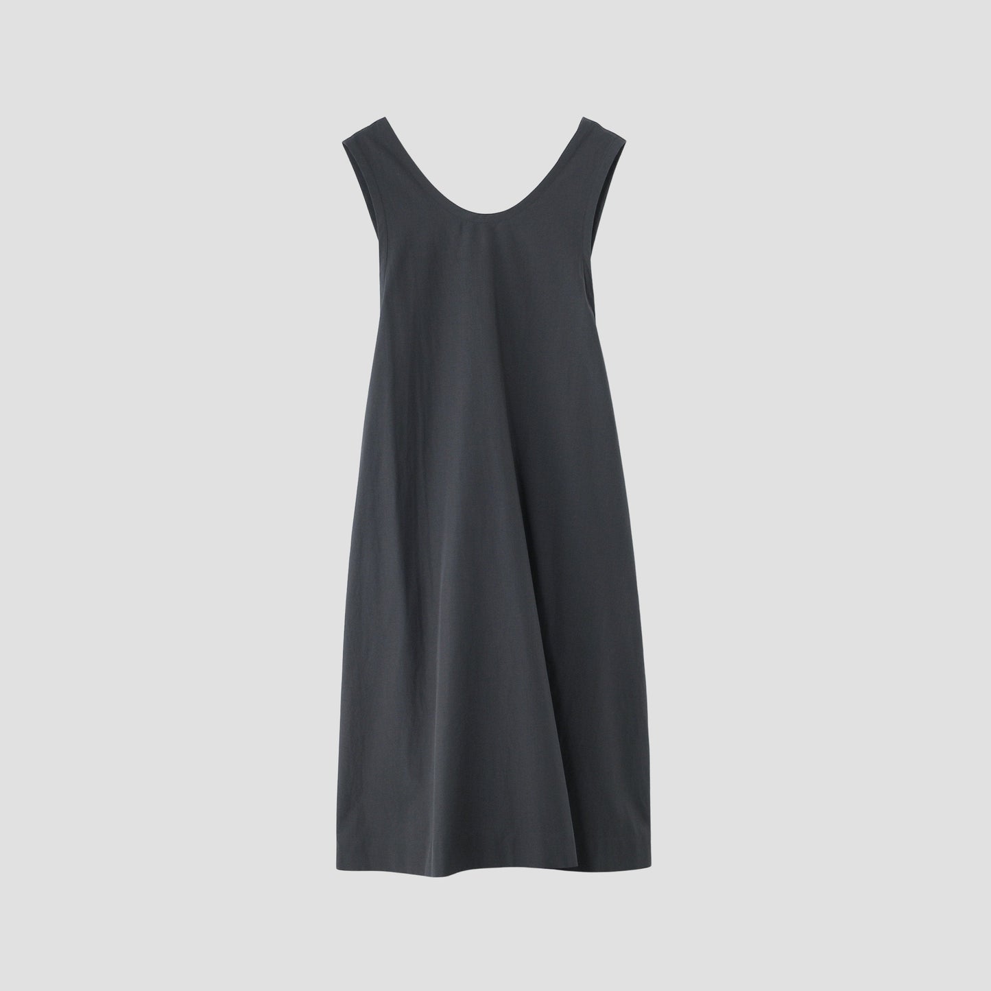 SILK COTTON POPLIN DRESS