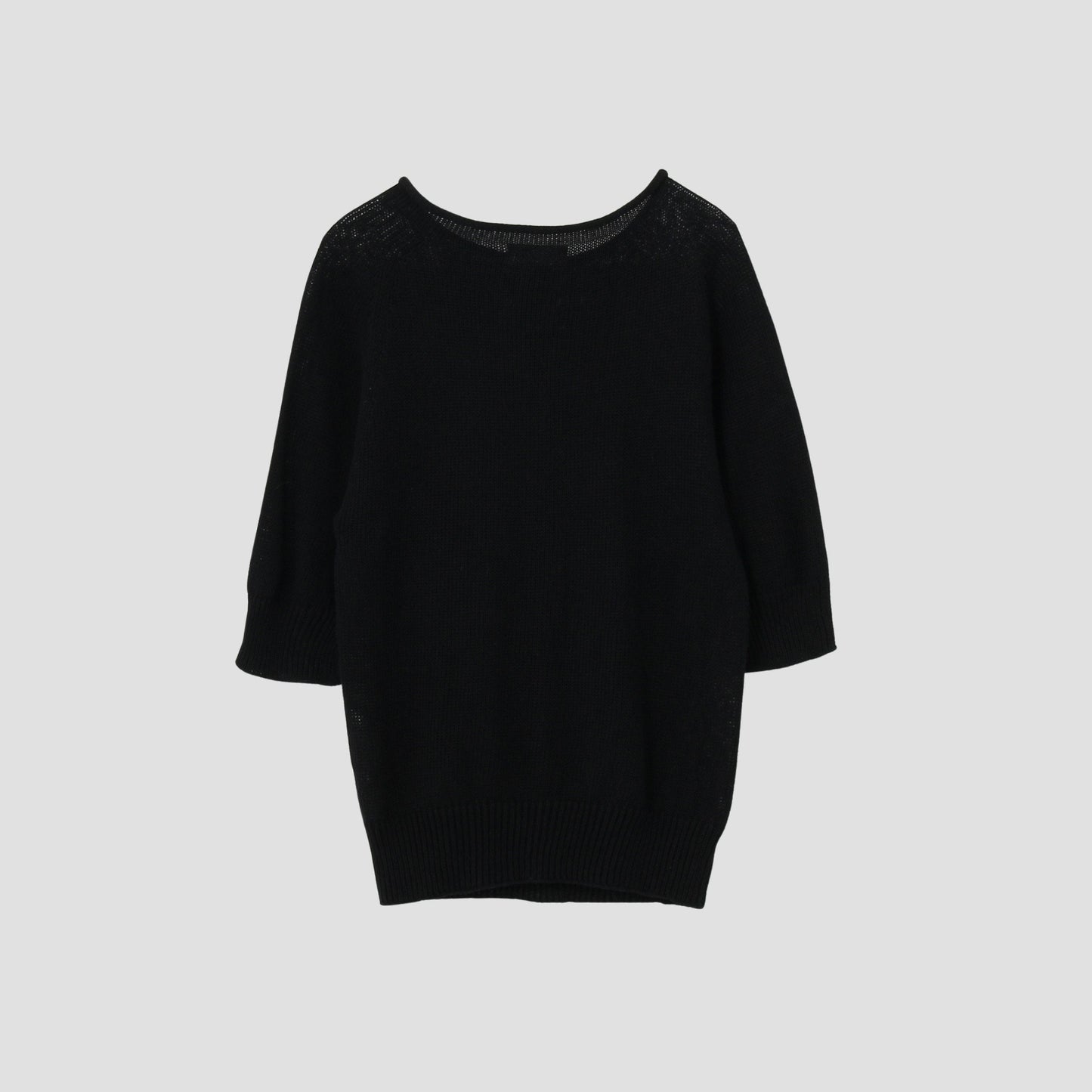 CAST OFF ROLL NECK KNIT