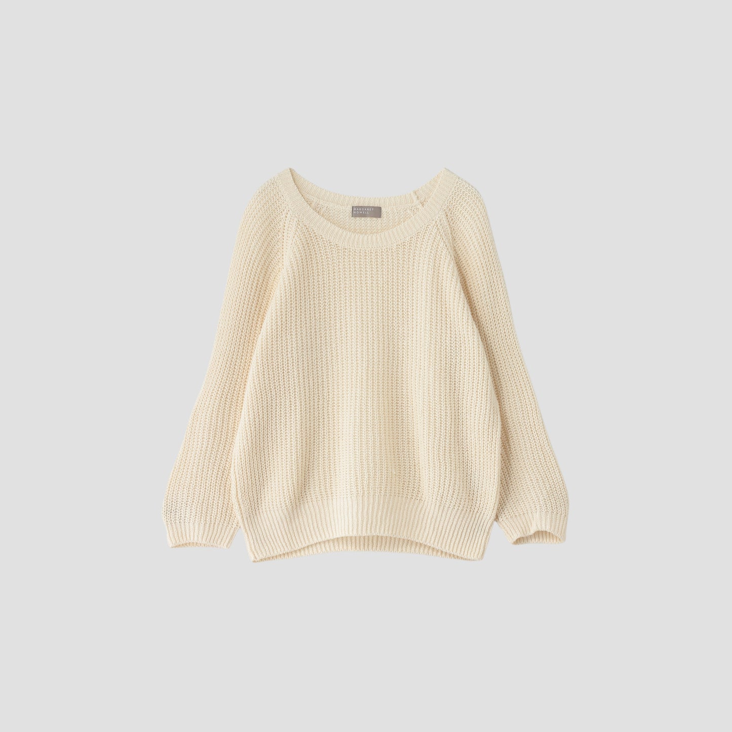 LINEN COTTON RIB JUMPER KNIT