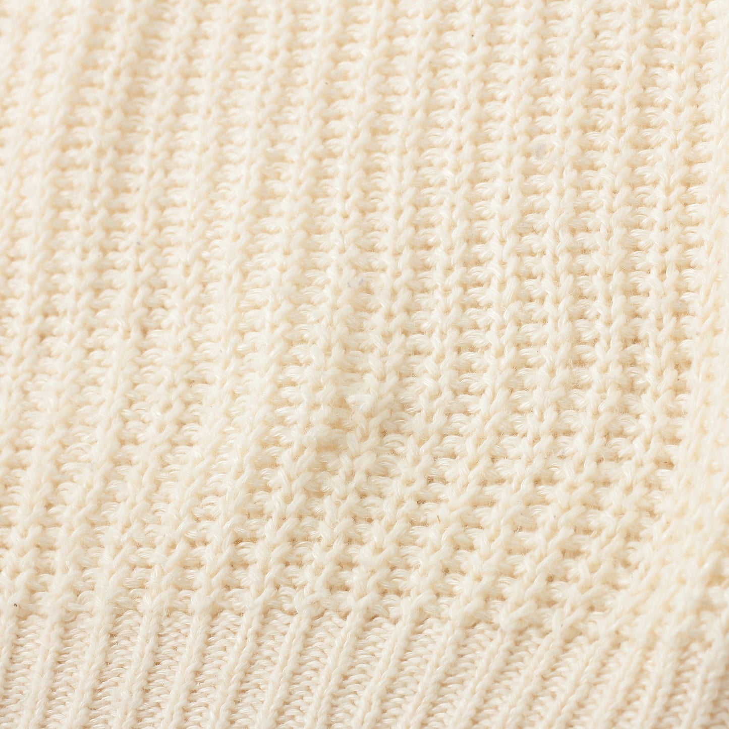 LINEN COTTON RIB JUMPER KNIT
