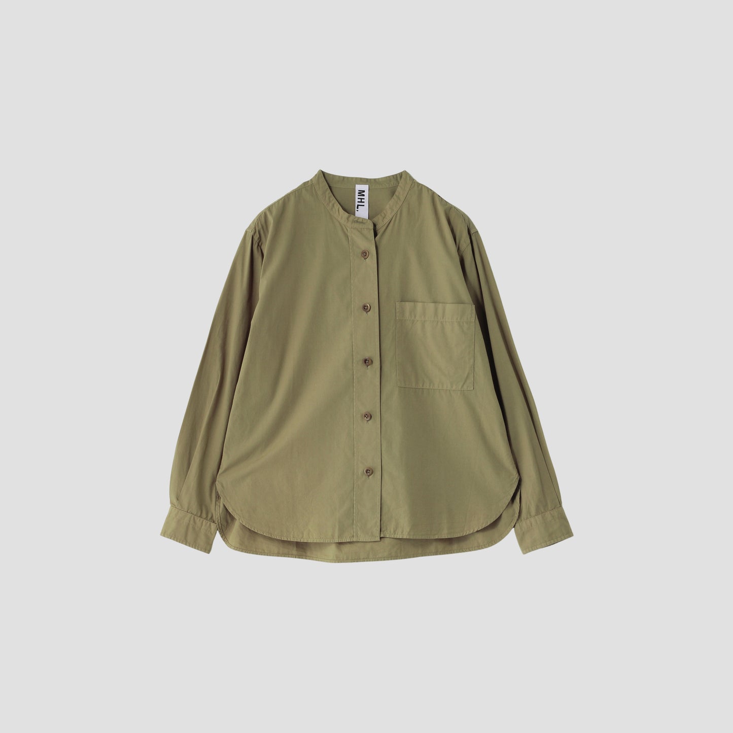 GARMENT DYE BASIC POPLIN SHIRT