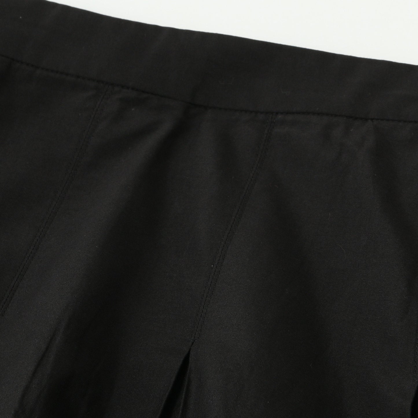 SILK COTTON POPLIN SKIRT