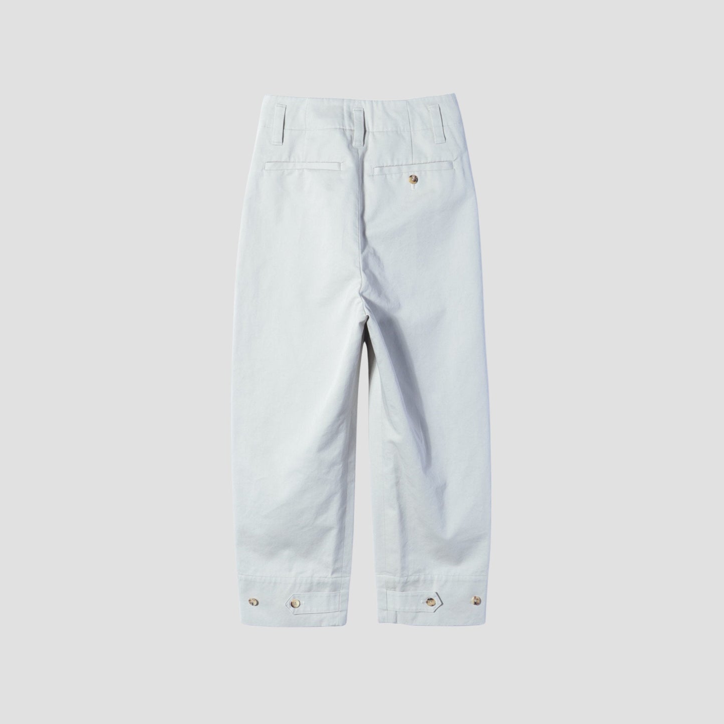 ORGANIC COTTON TWILL TROUSERS