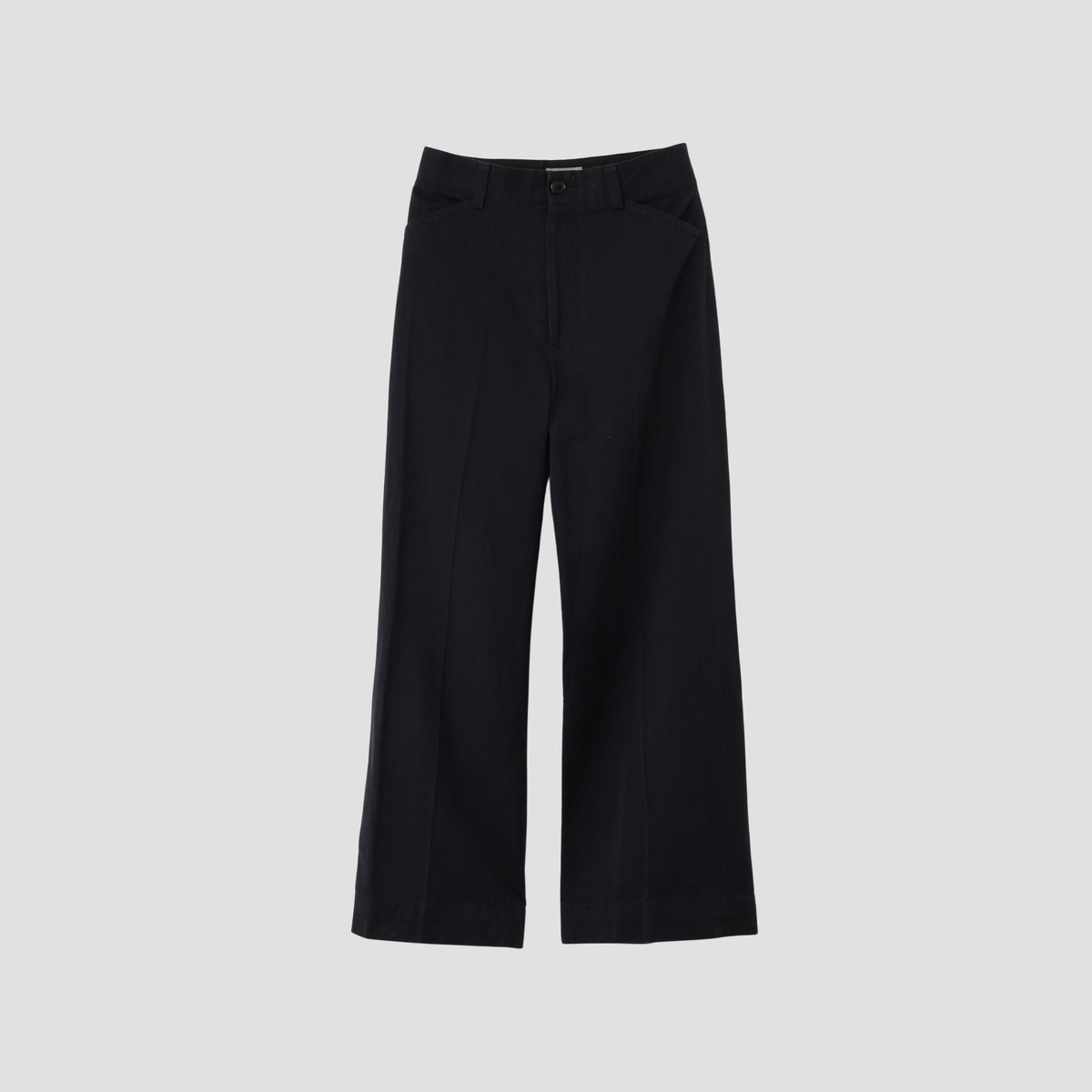 COTTON LINEN TWILL TROUSERS