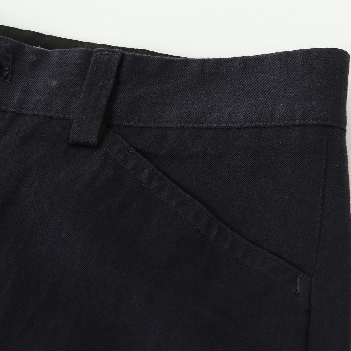 COTTON LINEN TWILL TROUSERS