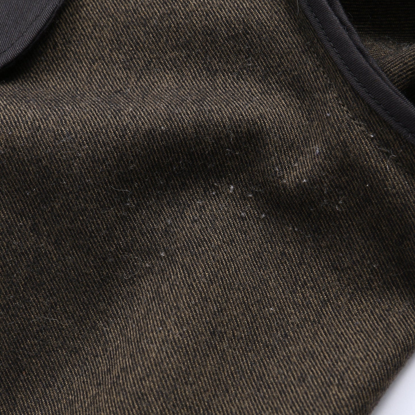 WOOL CASHMERE FLANNEL TROUSERS