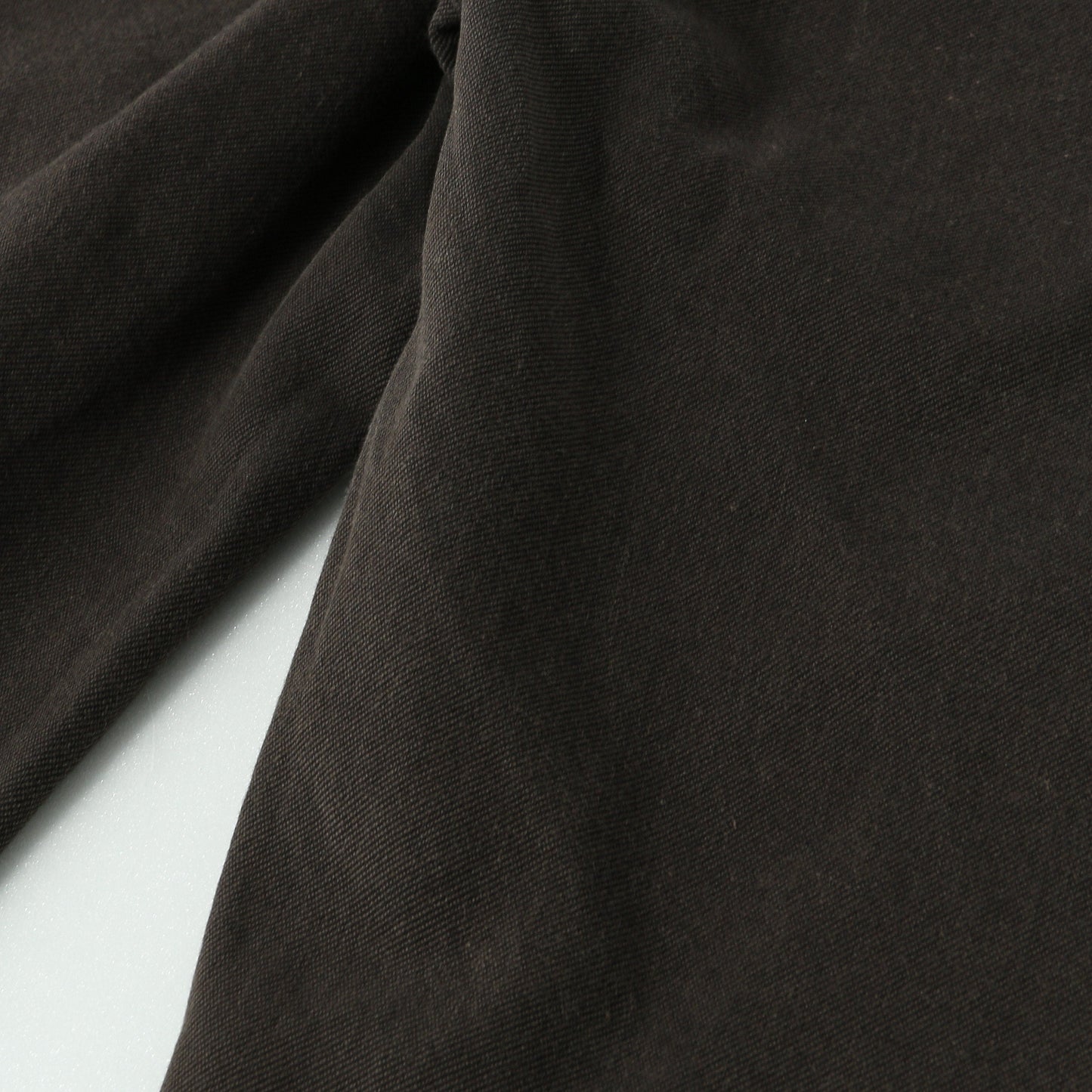 WORN COTTON TWILL TROUSERS