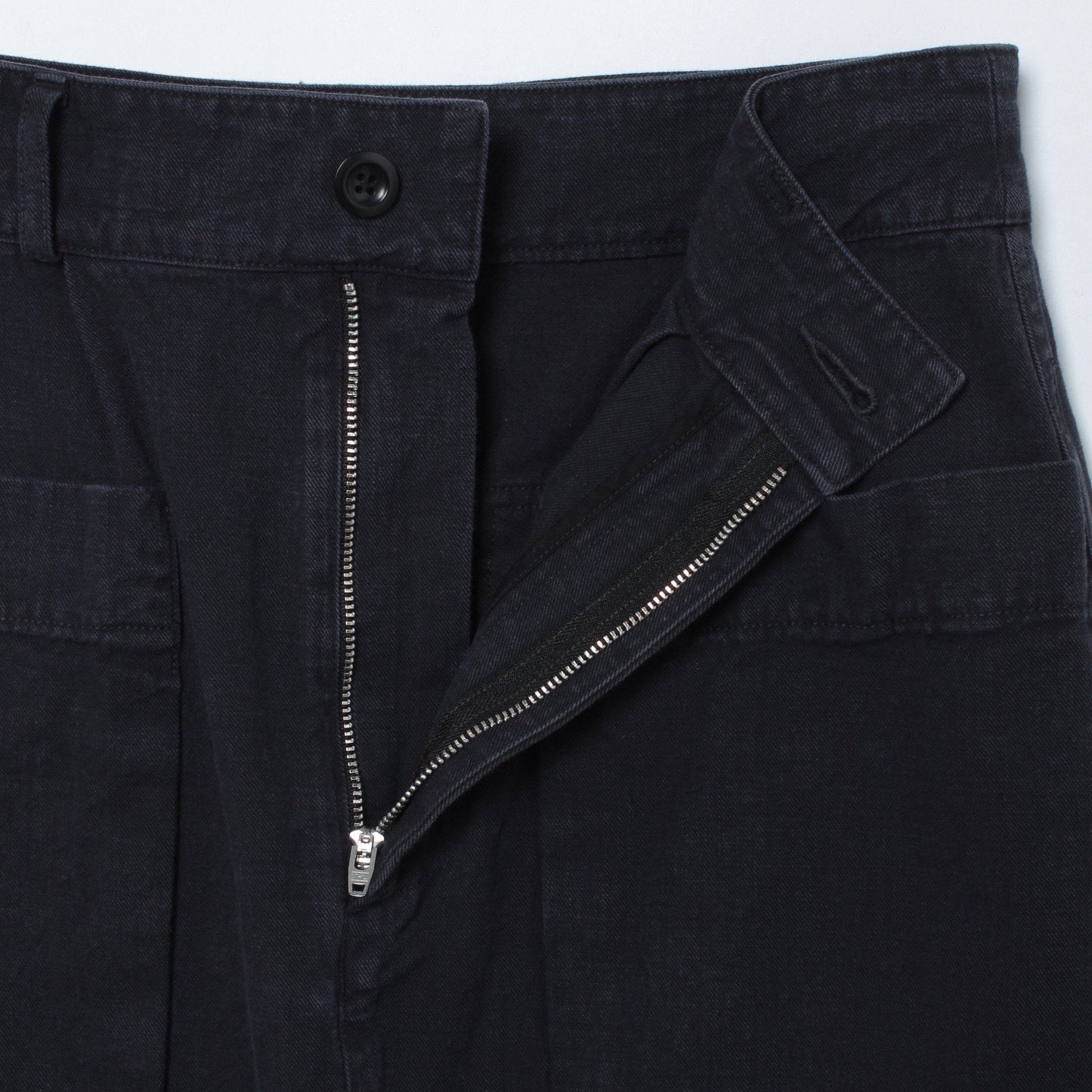 FADED COTTON TWILL SKIRT